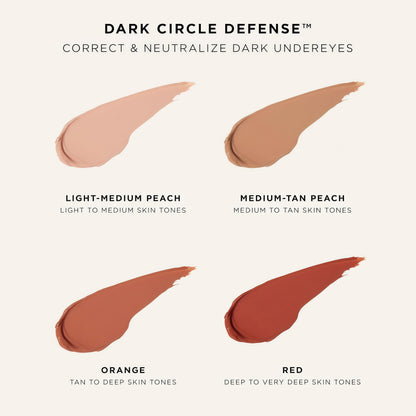 Tarte colored clay CC Undereye Corrector – Full Coverage Concealer with Vegan Squalane & Caffeine for Dark Circles & Discoloration, Smooths, Hydrates & Moisturizes, Cruelty-Free